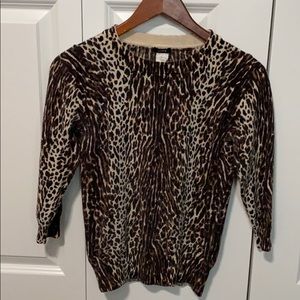J Crew Leopard Sweater
